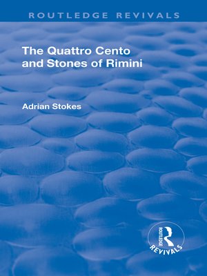 cover image of The Quattro Cento and Stones of Rimini